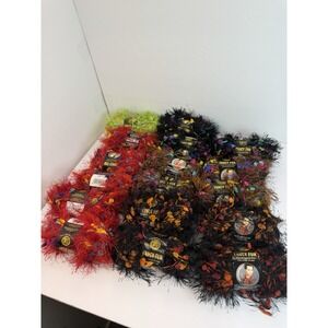 Lion Brand Fancy‎ Fur Yarn Mixed Lot Of 17